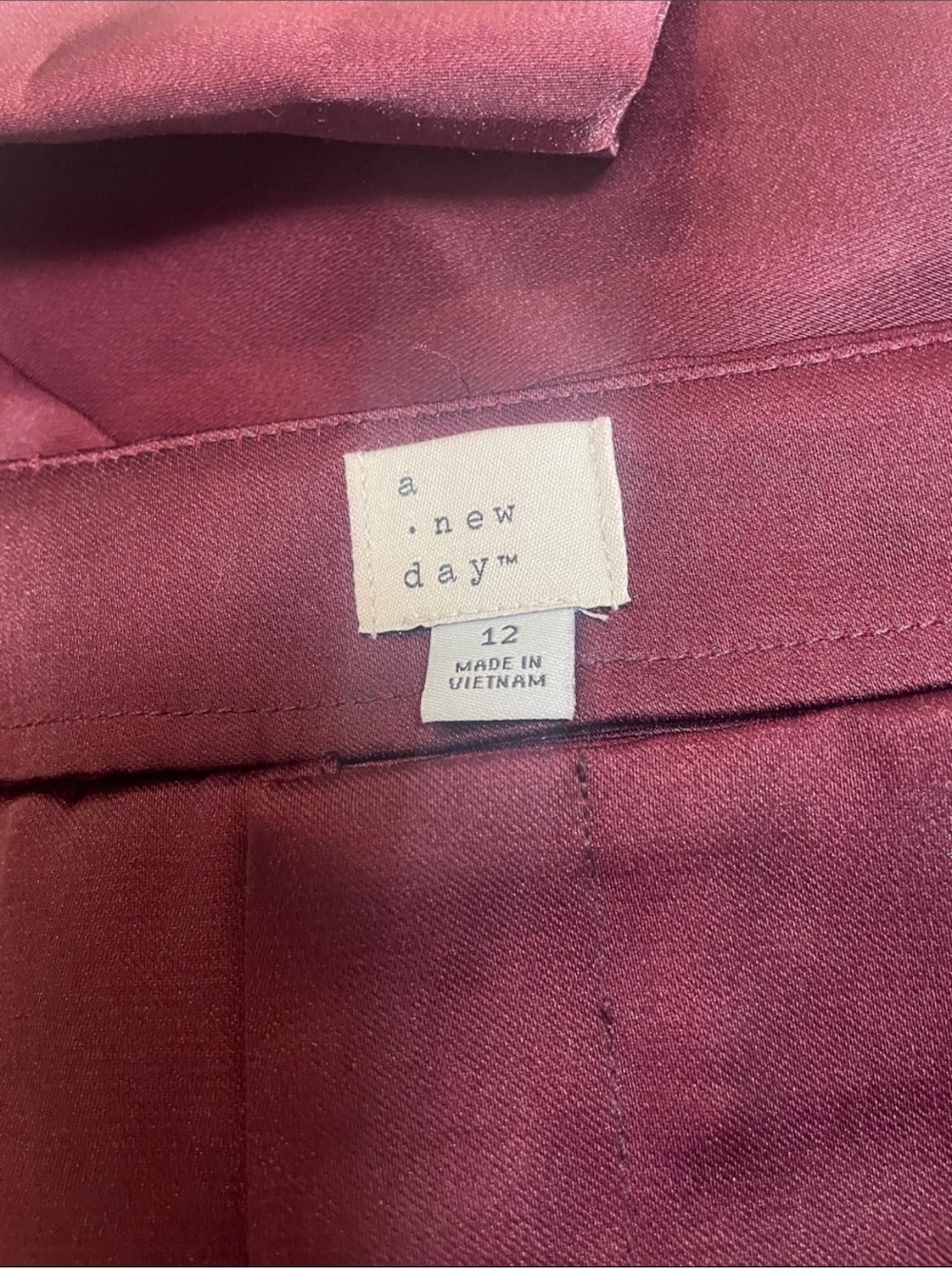 Tailored Pleated Straight Leg High Rise Trousers Woman’s Size 12 | NWT - Picture 9 of 9